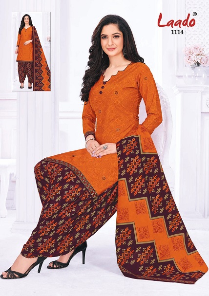 Laado Priti Patiyala Vol-11 Cotton Print Designer Readymade With Inner